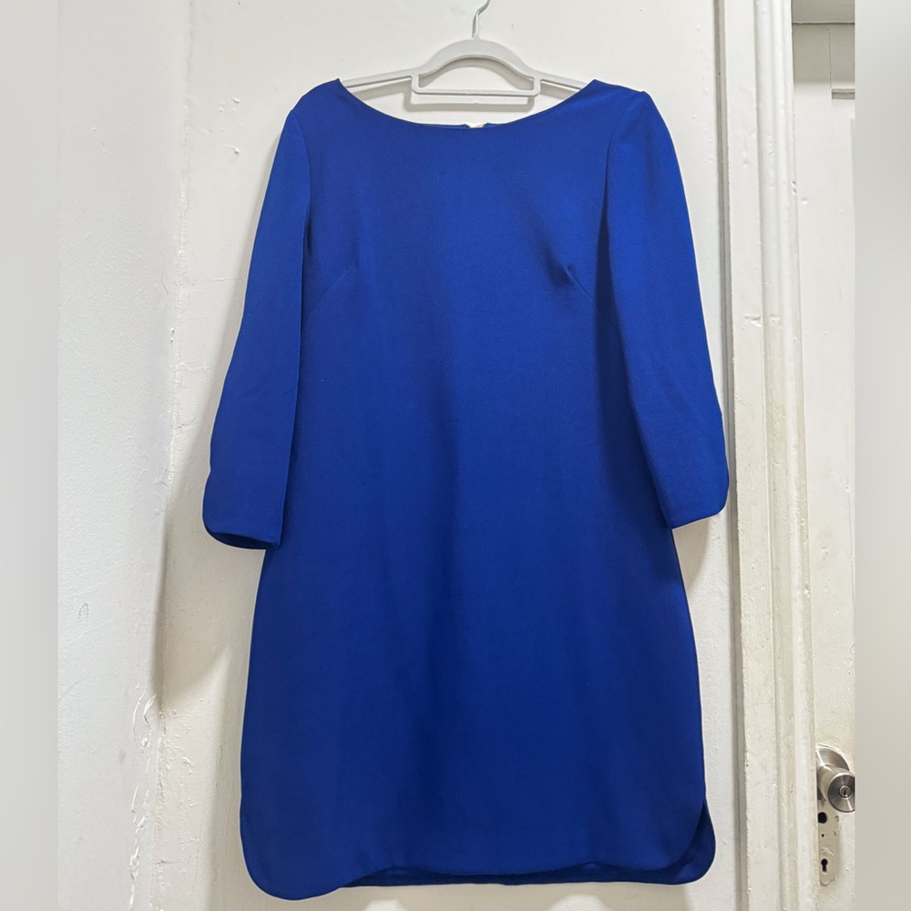 Vince Camuto Royal Blue Long Sleeve Dress